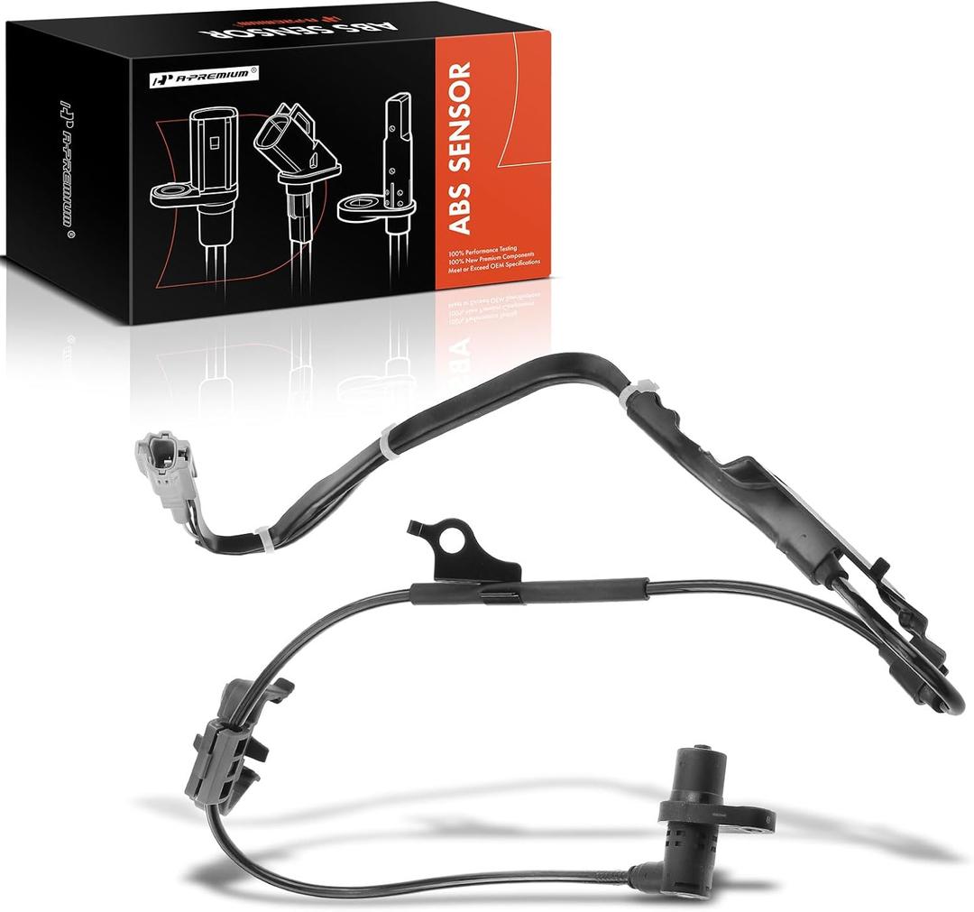 A-Premium ABS Wheel Speed Sensor Compatible with Lexus & Toyota Models - ES300/Camry 1997-2001, Avalon 1997-2004, Solara 1999-2003 - Front Right Passenger Side, Replace# 8954233030, 8954207020