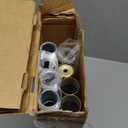 IFELS Heavy Duty Curtain Rods for Windows 66 to 120 Inch, 1 Inch Gold Curtain Rod Adjustable, Decorative Long Curtains Rods with Metal Finials, Easy Installation and Modern Design (A2,Gold,30"-120")