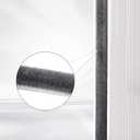 33 Ft Self-Adhesive Weather Stripping Seal for Doors and Windows, 0.35" Wide x 0.6" Thick, Gray - Soundproof, Windproof, Dustproof, Energy-Efficient Gap Filler for Sliding Windows and Door Frames