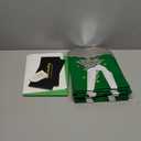 KeerxunBag 12 Pack Christmas Gift Bags 8x4x10 Inches, with 24 Tissue Papers & 12 Cards, Non-Woven Reusable Green Gift Bags for Holiday Party (Christmas tree gift bag -Set of 12 -Medium Size)