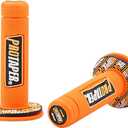 7/8" Motorcross Handle Grips Dirt Bike 22mm 24mm Truster Grips Motorcycle Ergonomic Bar End Non Slip Grip Gel Gep Scooter Cruiser Racing Mountain (Pro taper, Orange)