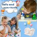 2 x ifergoo Polymer Clay, Oven-Bake Clay, Non Toxic, 3.5 oz. bar, Great for Modeling, Sculpting, Holiday, DIY, Artistic Creation and School Projects. Great for Kids and Beginners (White)