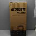 Art3dwallpanels 4 PCS Acoustic Panels, 24''x12'' Fabric Soundproof Wall Panels, Easy-Hook Mounting Sound Absorbing Panels for Studios, Office, Home Theater,Dark Grey