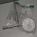 Blemoacha Hand Towel Holder, T-Shape Freestanding Towel Stand with Heavy Marble Base, Stainless Steel Hand Towel Rack for Bathroom Vanity, Kitchen Countertop, Brushed Nickel