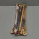 Earring Holder Organizer, Rustic Wood Earring Holder Stand, 5 Layer Jewelry Holder Organizer with 270 Earring Tree Holes Display Rack for Stud Earings & Hoop Earrings, Gifts for Women (Carbonized Brown)