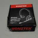 Vonztek Wireless Headset with Microphone Noise Cancelling, 5.0 Bluetooth Headset with Mic Mute & USB Dongle, Wireless Headphones for Cell Phone PC Computer Call Center Office Teams Work Meetings