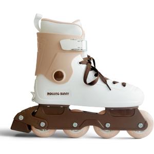 Inline Skates for Women Girls - Adjustable Size Roller Blades for Adult Female, Hard Shell ABEC-7, Smooth and Comfortable, M 6-8