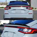 Rear Spoiler Compatible with 2022-2026 Honda Civic Hatchback, Glossy Black Trunk Exterior Duckbill High Kick Tail Deck Lid Wing Lip Splitter Fits EX-L/LX/Sport/Sport Touring