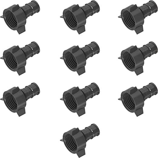 Pex A 1/2" inch x 1/2" Female NPT Threaded Adapter Expansion Swivel Fitting F-1960, Pack of 10