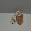 DREAM PAIRS Women's Double Bowknots Crystal Sandals Clear Slingback Heels Square Toe Shoes for Party Wedding Size 7.5
