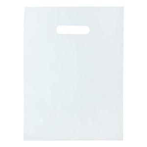 100 Clear Plastic Bags with Handles - 12"x15" Glossy Retail Shopping Bags for Small Business, Boutique, Gift and Trade Show