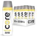 CORE Hydration+ Immunity, Lemon Extract Nutrient Enhanced Water with Vitamin C and Zinc, 23.9 Fl Oz Bottle (Pack of 12) (EXP 10/14/26)