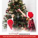 3 x Christian Christmas Ornaments - Religious Christmas Ornaments for Women - Christian Gifts for Women - Religious Bible Verse Jesus Inspirational Faith Ornament for Tree - Acrylic Ornament