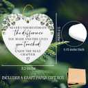Going Away for Coworkers Christmas Ornament with Gift Box - Enjoy The Next Chapter New Job Retirement Farewell Gifts for Women Friends Teacher Nurse Sister - Heart Hanging Plaque (12)