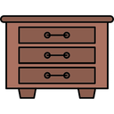 Brown Wooden Dresser