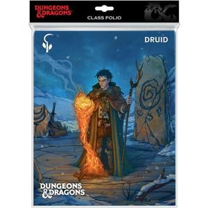 Ultra-Pro 194590 Accessories Dungeons & Dragons Class Folio Druid, Multicoloured, 18595