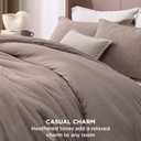 Bedsure California King Comforter Set - Khaki Soft Bedding for All Seasons, Cationic Dyed Bed Set, 3 Pieces, 1 California King Size Comforter (104"x96") and 2 Pillow Shams (20"x36"+2")