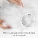 sunflower Comforter Duvet Insert Queen Size White Down Alternative Filling Cotton Shell All Season Hypoallergenic Warm Breathable Noiseless Machine Washable with Corner Taps