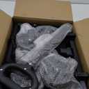 Collapsible Wagon with Wheels, 220 lbs Wagons Carts Foldable Wagon Cart with Flexible Handle, Lightweight Portable Folding Utility Grocery Shopping Cart for Grocery Sports Garden Camping (Medium, Black)