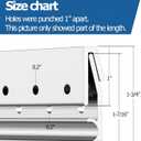 Heavy Duty Cabinet and Headboard Hanging Bracket 180 lbs- French Cleat Hanger - Wall Mount Hanger with Hardware for Shelf, Heavy Mirror,White Board,Ledges,Picture Frames - 30" 2 Pack