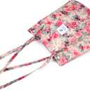 Corduroy Tote Bag Cute Tote Bags for Women Shoulder Bag with Inner Pocket for Work Beach Travel and Shopping Grocery