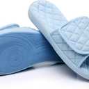 Git-up Womens Orthotic Slippers with Arch Support for Plantar Fasciitis Pain Relief,Open Toe Adjustable Memory Foam Slide House Slippers