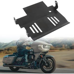 Motorcycle Skid Plate for 2024-Up Harley Street CVO Road Glide FLTRXSE,FLTRX,FLTRXSTSE,CVO Street Glide FLHX FLHXSE 2023 2024 2025 2026 Accessories Black Lower Engine Chassis Guard Protection Aluminum