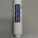 iSpring FT15 NSF Certified 5th Stage Inline Post Carbon Water Filter, Replacement Cartridge with 1/4" Quick Connect for Refrigerator, Ice Maker, RO Reverse Osmosis Water Filtration System