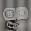 EGV Wireless Charger for iPhone, 3-in-1 Magnetic Charging Station for Apple, MagSafe Charger Stand for iPhone 17 Air 16 15 14 13 12 Series, Airpods Pro, Apple Watch Ultra, Foldable, No Adapter, White