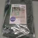 MIULEE Olive Green Pinch Pleated 100% Blackout Linen Curtains for Bedroom, Room Darkening Memory Trained Dark Green Window Curtains 84 inches Long for Living Room, Black Out Pleat Drapes, 2 Panels (Loden)