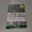 Life & Goal Planner  Undated Daily, Weekly & Monthly Organizer with Habit Tracker, Time Management Tools, and Productivity Journal for Personal Growth and Success (Black)