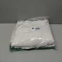 MIULEE Non-See-Through Privacy Linen Curtains 2 Panels, Light Filtering Window Curtains Farmhouse Textured Back Tab Semi Sheer Drapes for Bedroom Living Room, 52 x 90 Inches Long, Natural White