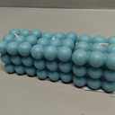 Handcrafted Pastel Blue Bubble Cube Candles – Aesthetic Soy Wax Decorative Candles Description