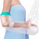 Waterproof Cast Covers for Shower Arm, Reusable Soft Adult Mid Arm Protector Bag after Surgery, Comfortable Durable Showering Sleeve for Wound Hand/Wrist/Elbow/Finger, Recovery Supplies Gifts (Pack of 1)