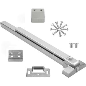 31 Inch Painted Aluminum Panic Bars for Exit Doors - Push Bar Panic Exit Device, Commercial Door Push Bar Locks, Fits Left & Right Handed Wood & Metal Doors (No Handle)