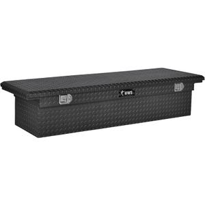 UWS EC10473 69-Inch Matte Black Heavy-Wall Aluminum Truck Tool Box with Low Profile, RigidCore Lid