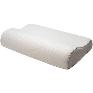 12x19",  Tempur-Pedic Neck Pillow Firm Feel & Ergonomic Design, Medium Profile, White