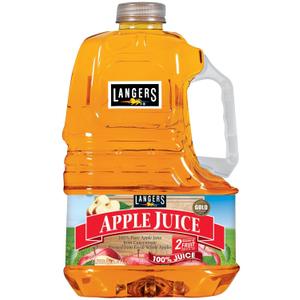 Langers 100% Juice, Apple, 101.4 Fl Oz (Pack of 4) BB 8/26/26