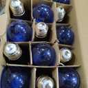 15 Pack S14 LED Bulbs Blue Christmas Replacement Bulb 1W String Light Bulbs Vintage Edison Plastic Decorative Bulb E26 Base Outdoor String Lights LED Filament Bulb for Patio Home Decor(Blue)