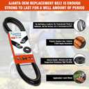 KUBOTA OEM Replacement Belt. Replace 15469-97010 1/2X42 3/4