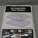 UNILIBRA 2 Pack Waterproof Pillow Protector Quilted Queen Size(21"X30") (Queen Pillow Protector)