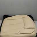 Coverado Seat Covers, Car Seat Covers Front Seats, Car Seat Cover, Car Seat Protector Waterproof, Car Seat Cushion Nappa Leather, Beige Seat Covers Carseat Cover Universal Fit for Most Cars