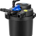VIVOHOME Pressurized Biological Pond Filter with 13-watt Light, 1580 GPH Suitable for Koi Ponds up to 800 Gallons or Ornamental Ponds up to 1600 Gallons
