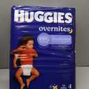 Huggies Size 4 Overnites Baby Diapers: Overnight Diapers, Size 4 (22-37 lbs), 116 Ct (2 Packs of 58)