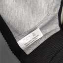 Ribbed Bras for Women Front Closure No Underwire Comfort Senior Wireless Snap Closing Bra (Black) 38D