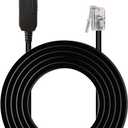 Radar Detector Power Cord for Beltronics, Escort Passport 9500ix, Uniden R3 R7 - RJ11 to USB Cable 6 FT