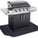 GRILLTEX Under the Grill Protective Deck and Patio Mat, 39 x 72 inches, Black