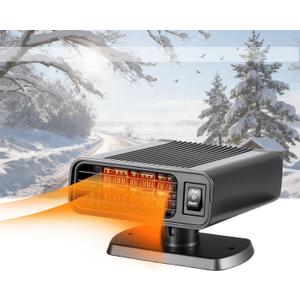 12V Car Heater, Portable Car Heaters that Plugs into Cigarette Lighter, 2 in1 Fast Heating and Cooling Defogger Demister for Cars SUV