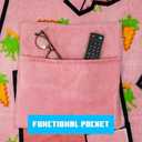 Paladone Minecraft Pig 2-in-1 Cushion Blanket - Officially Licensed Microsoft Travel Blanket, Foldable Soft Fluffy Throw, Gamer Living Room or Bedroom Decor 120cm x 150cm