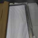 LOAAO 40X24 Inch Brushed Nickel Bathroom Mirror